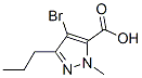128537-50-8,4-BROMO-1-METHYL-3-PROPYL-1H-PYRAZOLE-5-CARBOXYLIC ACID