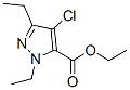 128537-52-0,4-CHLORO-1,3-DIETHYL-1H-PYRAZOLE-5-CARBOXYLIC ACID ETHYL ESTER