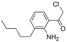 128600-55-5,Ethanone,  1-(2-amino-3-pentylphenyl)-2-chloro-