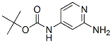 128619-01-2,Carbamic acid, (2-amino-4-pyridinyl)-, 1,1-dimethylethyl ester (9CI)