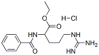 128805-94-7,ETHYL 5-[[AMINO(IMINO)METHYL]AMINO]-2-(BENZOYLAMINO)PENTANOATE HYDROCHLORIDE