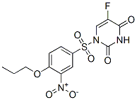 128887-35-4,5-fluoro-1-(3-nitro-4-propoxy-phenyl)sulfonyl-pyrimidine-2,4-dione