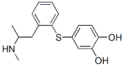 128959-11-5,4-[2-(2-methylaminopropyl)phenyl]sulfanylbenzene-1,2-diol