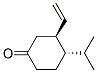 129215-01-6,Cyclohexanone, 3-ethenyl-4-(1-methylethyl)-, (3S-trans)- (9CI)