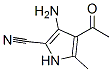 129305-87-9,1H-Pyrrole-2-carbonitrile, 4-acetyl-3-amino-5-methyl- (9CI)