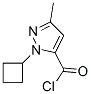 129506-39-4,1H-Pyrazole-5-carbonyl chloride, 1-cyclobutyl-3-methyl- (9CI)