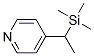 129548-86-3,Pyridine, 4-[1-(trimethylsilyl)ethyl]- (9CI)