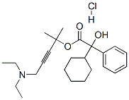 129927-33-9,BENZENEACETIC ACID, ALPHA-CYCLOHEXYL-ALPHA-HYDROXY-, 4-(DIETHYLAMINO)-1,1-DIMETHYL-2-BUTYNYL ESTER, HYDROCHLORIDE
