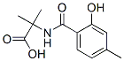 129973-07-5,Alanine,  N-(2-hydroxy-4-methylbenzoyl)-2-methyl-
