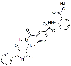 130032-94-9,disodium 5-[[(2-carboxyphenyl)amino]sulphonyl]-2-[(4,5-dihydro-3-methyl-5-oxo-1-phenyl-1H-pyrazol-4-yl)azo]benzoate