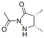 130064-85-6,3-Pyrazolidinone, 2-acetyl-4,5-dimethyl-, cis- (9CI)