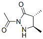 130064-86-7,3-Pyrazolidinone, 2-acetyl-4,5-dimethyl-, trans- (9CI)