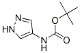 130106-42-2,Carbamic acid, 1H-pyrazol-4-yl-, 1,1-dimethylethyl ester (9CI)