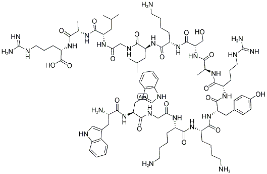130154-64-2,H-TRP-TRP-GLY-LYS-LYS-TYR-ARG-ALA-SER-LYS-LEU-GLY-LEU-ALA-ARG-OH