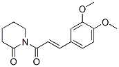 130263-10-4,1-[3-(3,4-dimethoxyphenyl)prop-2-enoyl]piperidin-2-one