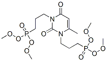 130366-46-0,1,3-bis(3-dimethoxyphosphorylpropyl)-6-methyl-pyrimidine-2,4-dione