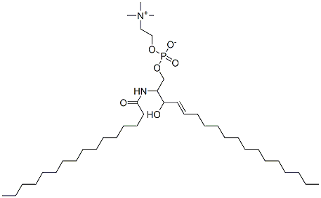 13053-57-1,N-HEXADECANOYL-D-SPHINGOSINE-1-PHOSPHOCHOLINE
