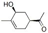 130814-92-5,Ethanone, 1-(5-hydroxy-4-methyl-3-cyclohexen-1-yl)-, (1S-cis)- (9CI)