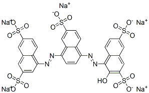 13083-09-5,pentasodium 4-[[4-[(3,6-disulphonato-1-naphthyl)azo]-6-sulphonato-1-naphthyl]azo]-3-hydroxynaphthalene-2,7-disulphonate