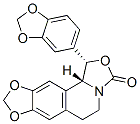 131589-16-7,3H-[1,3]Dioxolo[4,5-g]oxazolo[4,3-a]isoquinolin-3-one,  1-(1,3-benzodioxol-5-yl)-1,5,6,11b-tetrahydro-,  (1S-trans)-  (9CI)