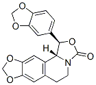 131681-60-2,3H-[1,3]Dioxolo[4,5-g]oxazolo[4,3-a]isoquinolin-3-one,  1-(1,3-benzodioxol-5-yl)-1,5,6,11b-tetrahydro-,  (1R-cis)-  (9CI)