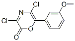 131882-06-9,2H-1,4-Oxazin-2-one,  3,5-dichloro-6-(3-methoxyphenyl)-