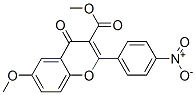 132018-13-4,6-Methoxy-3-(methoxycarbonyl)-2-(4-nitrophenyl)-4H-benzopyran-4-one
