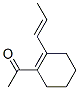 132079-94-8,Ethanone, 1-[2-(1-propenyl)-1-cyclohexen-1-yl]-, (E)- (9CI)