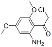 132257-02-4,Ethanone,  1-(2-amino-4,6-dimethoxyphenyl)-2-chloro-