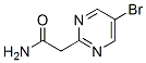 132288-08-5,2-Pyrimidineacetamide, 5-bromo- (9CI)