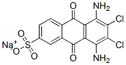 1323-87-1,sodium 5,8-diamino-6,7-dichloro-9,10-dihydro-9,10-dioxoanthracene-2-sulphonate