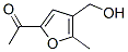 132332-04-8,Ethanone, 1-[4-(hydroxymethyl)-5-methyl-2-furanyl]- (9CI)