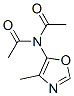 132334-40-8,Acetamide,  N-acetyl-N-(4-methyl-5-oxazolyl)-