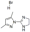 132369-02-9,1-(4,5-DIHYDRO-1H-IMIDAZOL-2-YL)-3,5-DIMETHYL-1H-PYRAZOLE HYDROBROMIDE