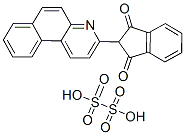 1324-04-5,2-benzo[f]quinolin-3-yl-1H-indene-1,3(2H)-dione, disulpho derivative