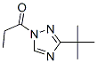 132408-63-0,1H-1,2,4-Triazole,  3-(1,1-dimethylethyl)-1-(1-oxopropyl)-  (9CI)