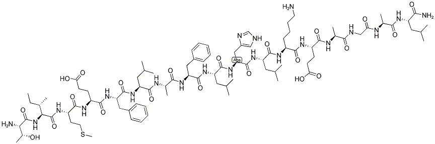 132567-21-6,H-THR-ILE-MET-GLU-PHE-LEU-ALA-PHE-LEU-HIS-LEU-LYS-GLU-ALA-GLY-ALA-LEU-NH2