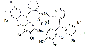 1326-05-2,2-(2,4,5,7-tetrabromo-3,6-dihydroxyxanthen-9-yl)benzoic acid, lead salt