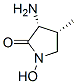 132619-43-3,2-Pyrrolidinone,3-amino-1-hydroxy-4-methyl-,cis-(9CI)