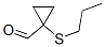 132686-14-7,Cyclopropanecarboxaldehyde, 1-(propylthio)- (9CI)