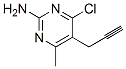 132938-37-5,4-Chloro-6-methyl-5-(2-propynyl)-2-pyrimidinamine