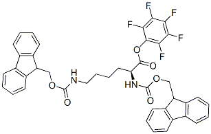 132990-14-8,N,N'-Bis[(9H-Fluoren-9-ylmethoxy)carbonyl]-L-lysine pentafluorophenyl ester
