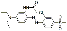 13301-60-5,N-[2-[[2-chloro-4-(methylsulphonyl)phenyl]azo]-5-(diethylamino)phenyl]acetamide