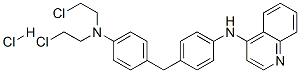 133041-54-0,N-[4-[[4-[bis(2-chloroethyl)amino]phenyl]methyl]phenyl]quinolin-4-amin e hydrochloride