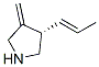 133117-03-0,Pyrrolidine, 3-methylene-4-(1-propenyl)-, [S-(E)]- (9CI)