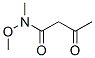 133146-85-7,BUTANAMIDE, N-METHOXY-N-METHYL-3-OXO-