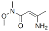 133147-00-9,2-BUTENAMIDE, 3-AMINO-N-METHOXY-N-METHYL-