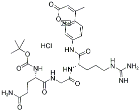 133448-21-2,BOC-GLN-GLY-ARG-AMC HCL