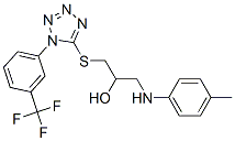 133506-56-6,1-[(4-methylphenyl)amino]-3-[1-[3-(trifluoromethyl)phenyl]tetrazol-5-y l]sulfanyl-propan-2-ol