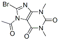 133512-95-5,1H-Purine-2,6-dione,  7-acetyl-8-bromo-3,7-dihydro-1,3-dimethyl-